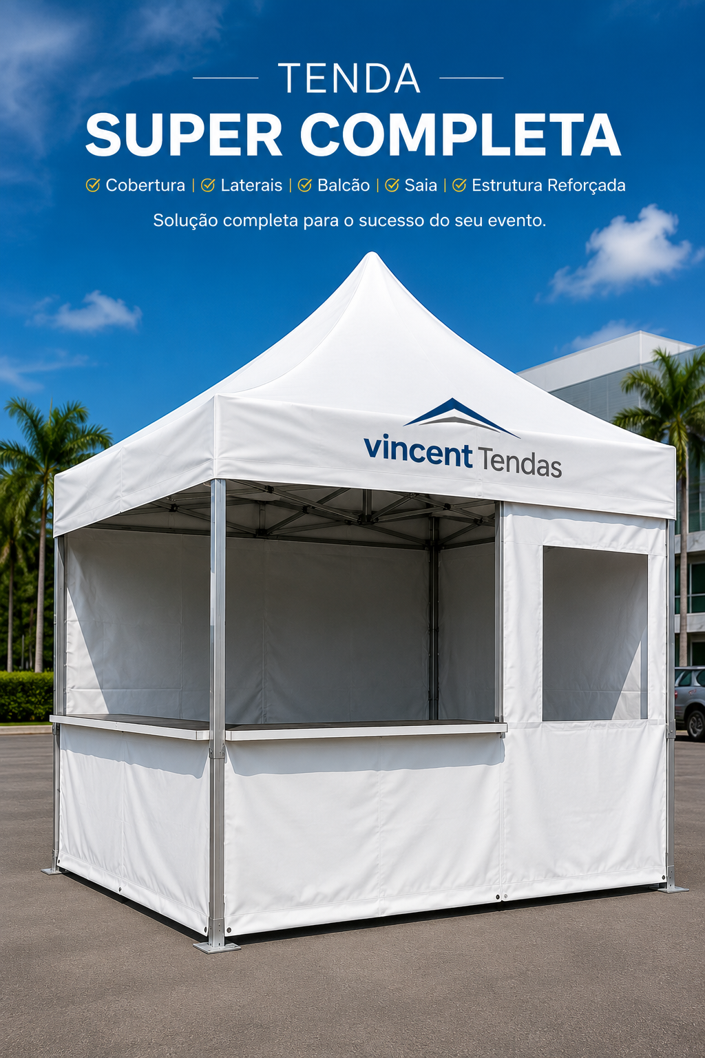 Tenda Super Completa Vincent Tendas